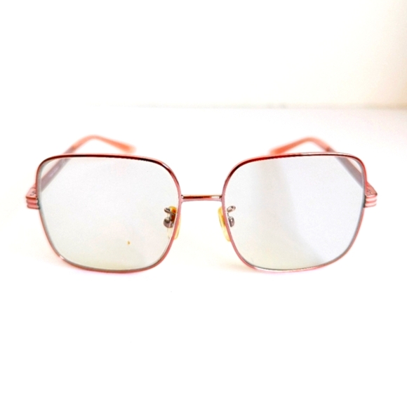 Tory Burch Rose Gold Pink Rectangular Eyeglass Frames TY 1070 🩷 - Picture 2 of 14
